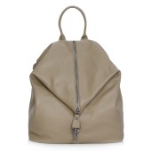 Rucsac dama din piele naturala DiAmanti Zanella Taupe Deschis